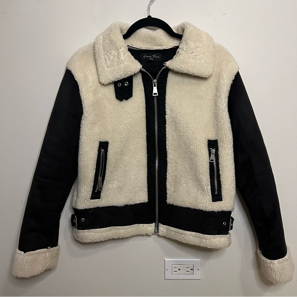 Women’s Teddy Bomber Jacket Puffer Jacket Classic Elevated Winter Fall Sherpa